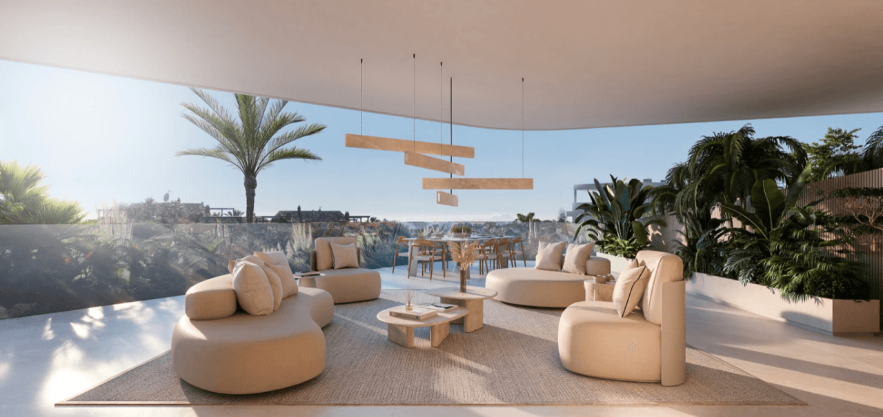 Apartamento en venta de 3 dormitorios en Estepona, Costa del Sol